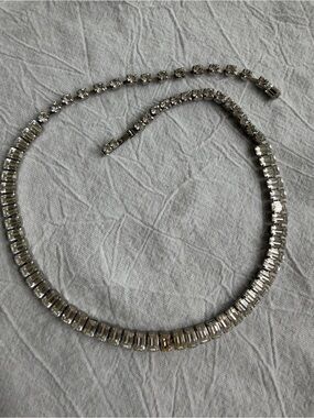 Albert Weiss Crystal Tennis Necklace